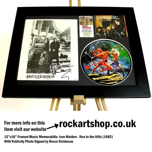 Iron maiden signed bruce - signed,