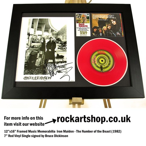 Iron maiden signed - iron,